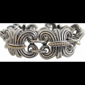 Lagos Sterling Silver & 18K Gold Bracelet